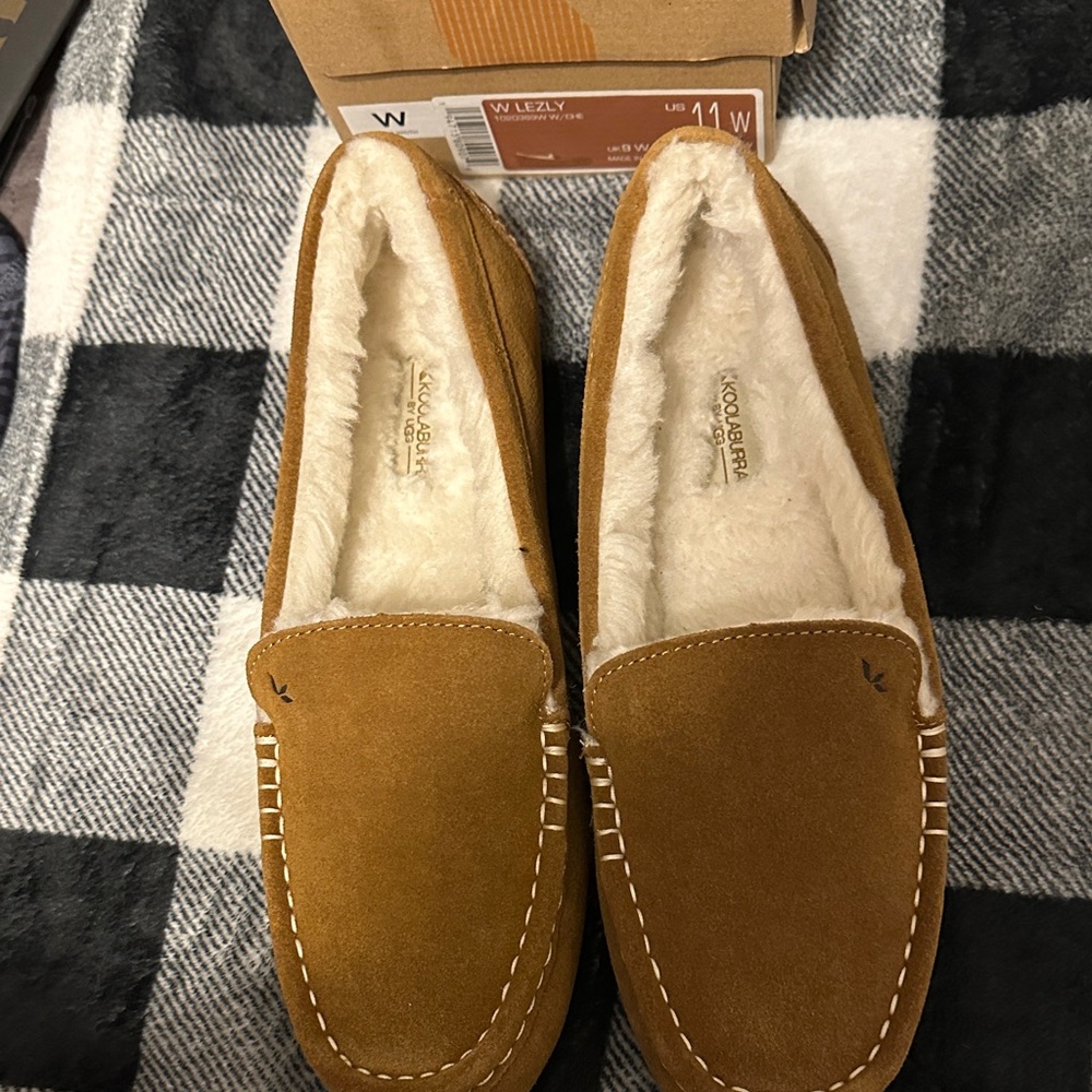 Koolaburra Tan Suede Slippers